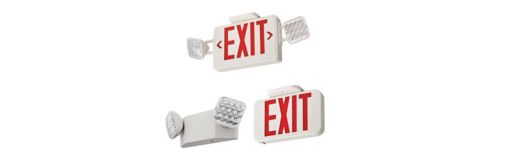 emergency light and exit lighted sign