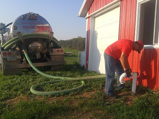 Septic system inspection