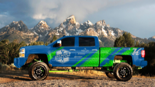 pickup truck side view