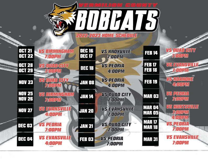 Bobcats Announce 2022 2023 Season Schedule