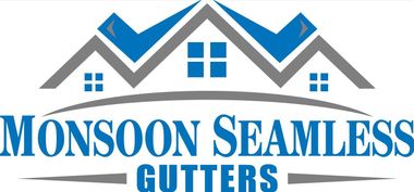 Monsoon Seamless Gutters - Logo