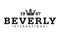 Beverly International logo with crown above text: BEVERLY INTERNATIONAL and 1967.