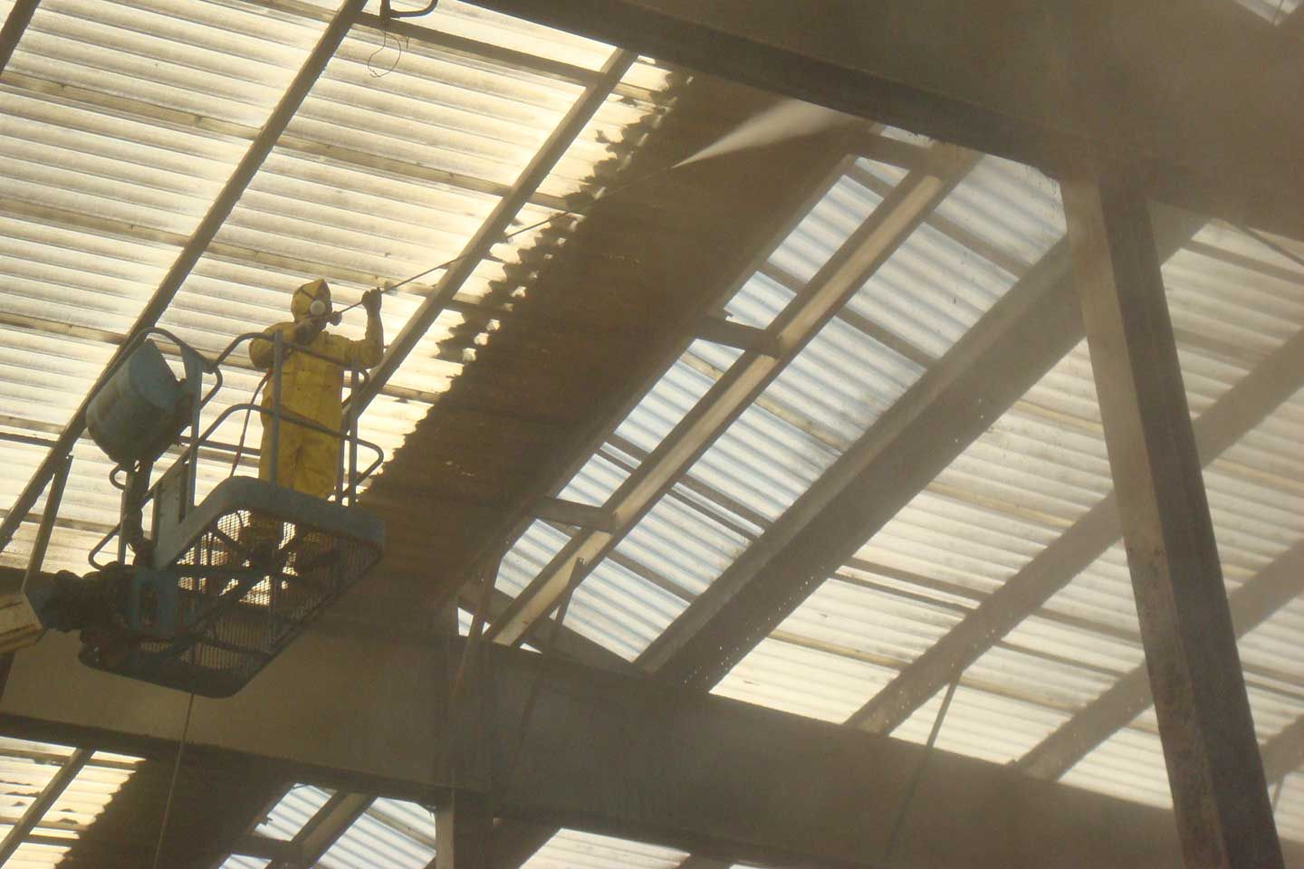 Industrial power washing