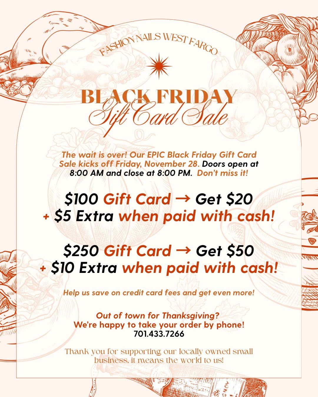 Black Friday Gift Card Sale Flyer 1