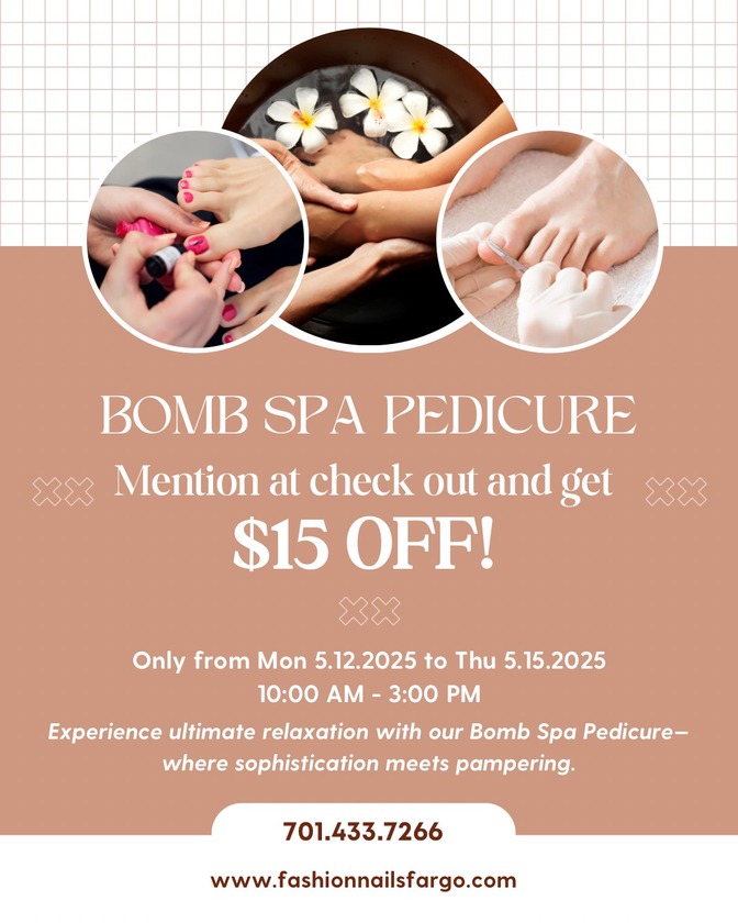 Bomb Spa Pedicure Specials
