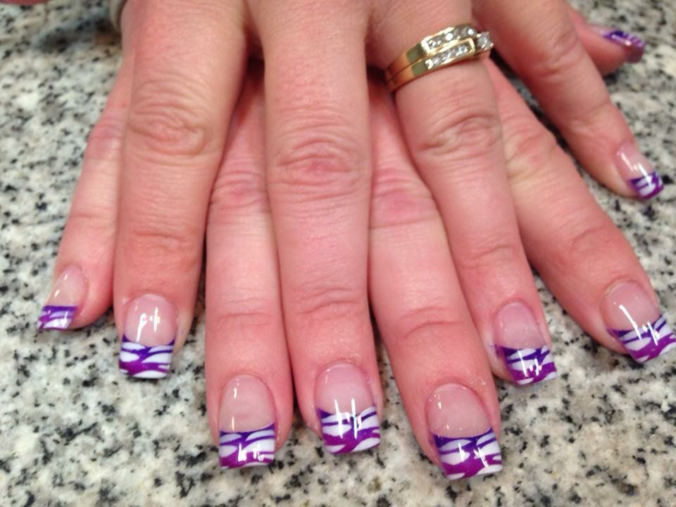 Purple nails