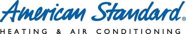 American Standard Heating & Air Conditioning logo in blue script.
