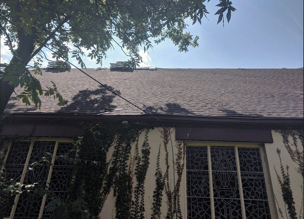 Church with new roof