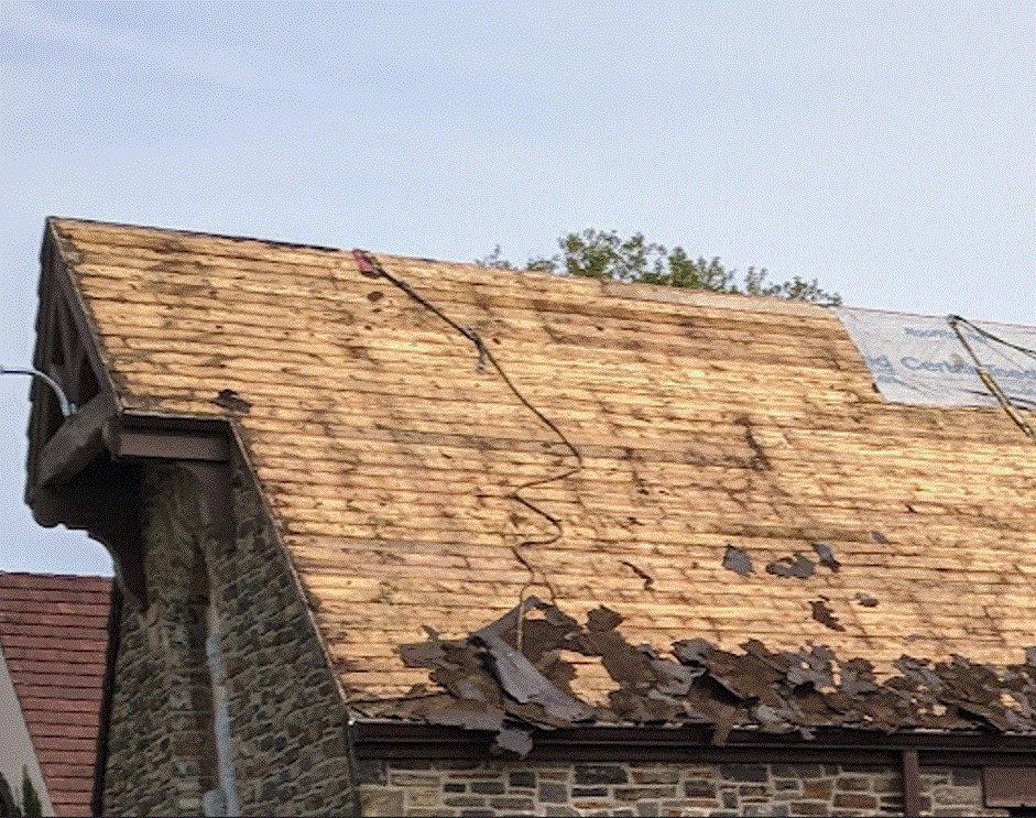 Installation of new roof