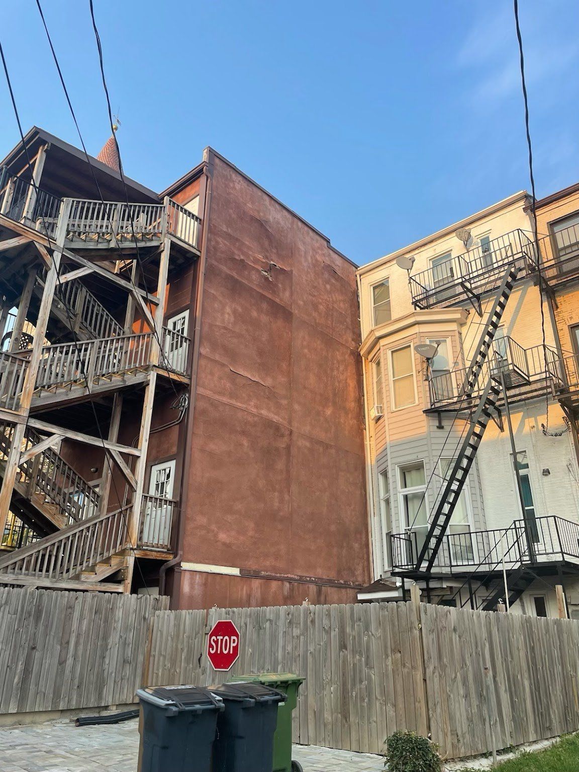 Before commercial siding project