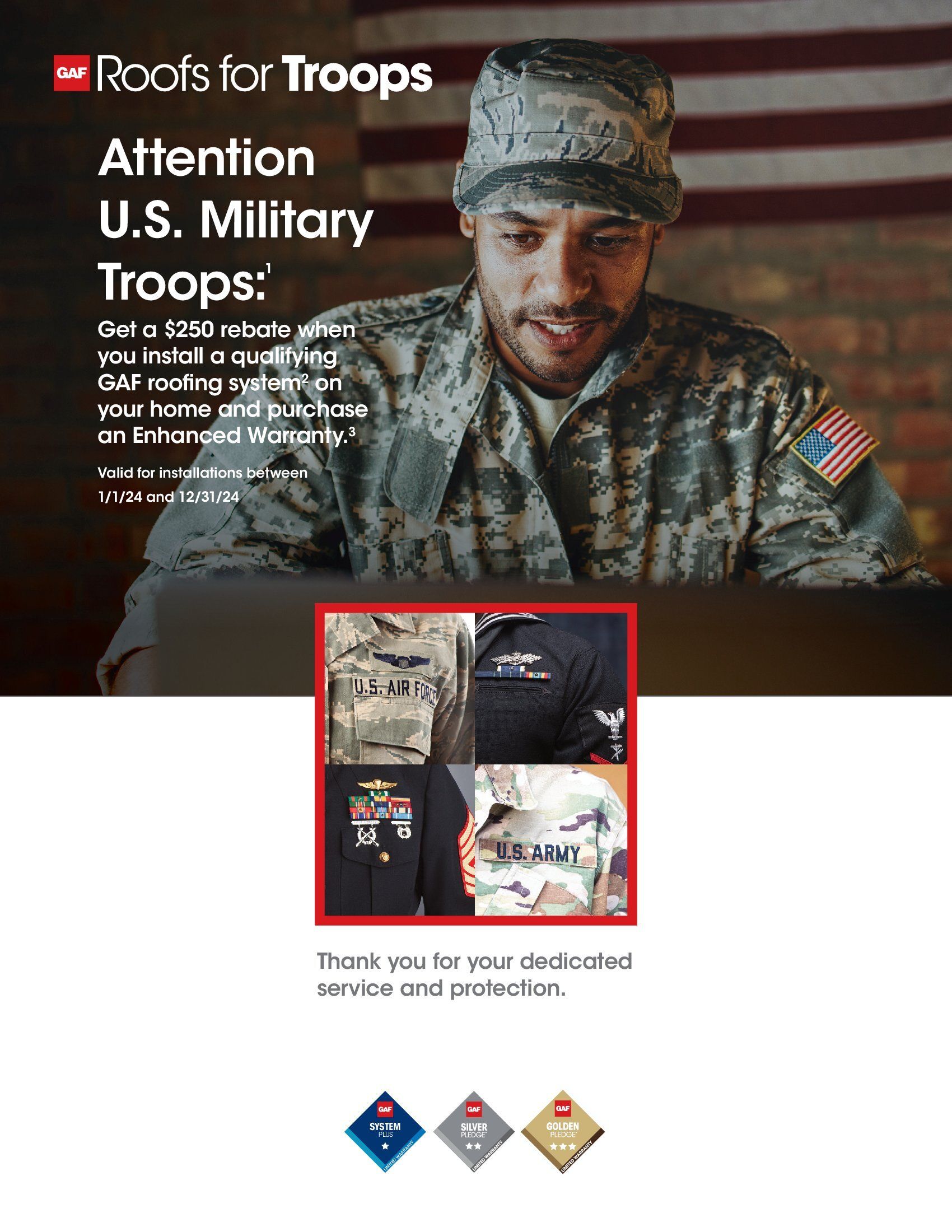 Roofs for Troops Trinity Exteriors LLC