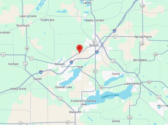 map showing location of Elkhorn dealer
