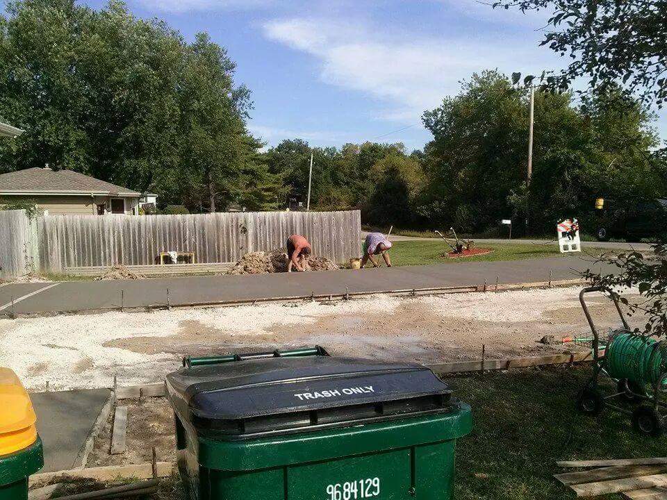 Center Construction work