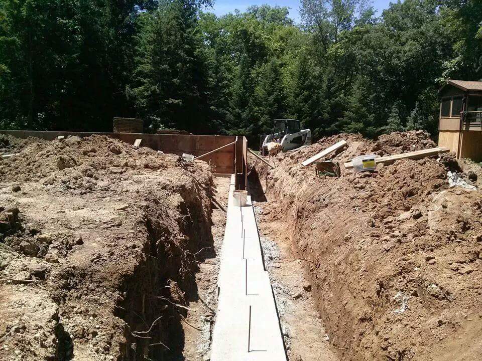 Center Construction work