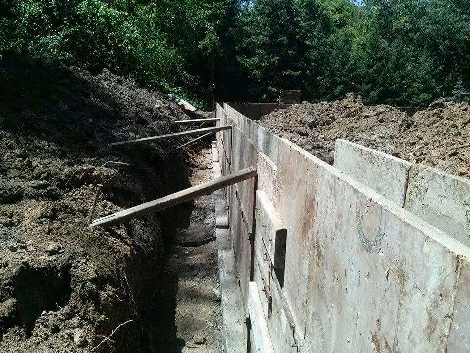 Center Construction work