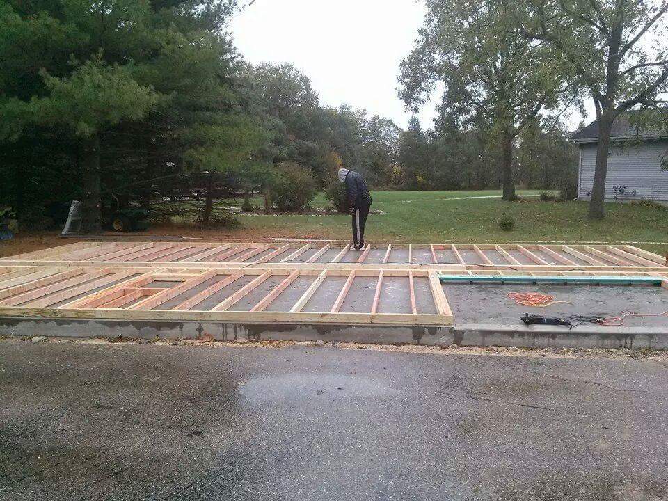 Center Construction work