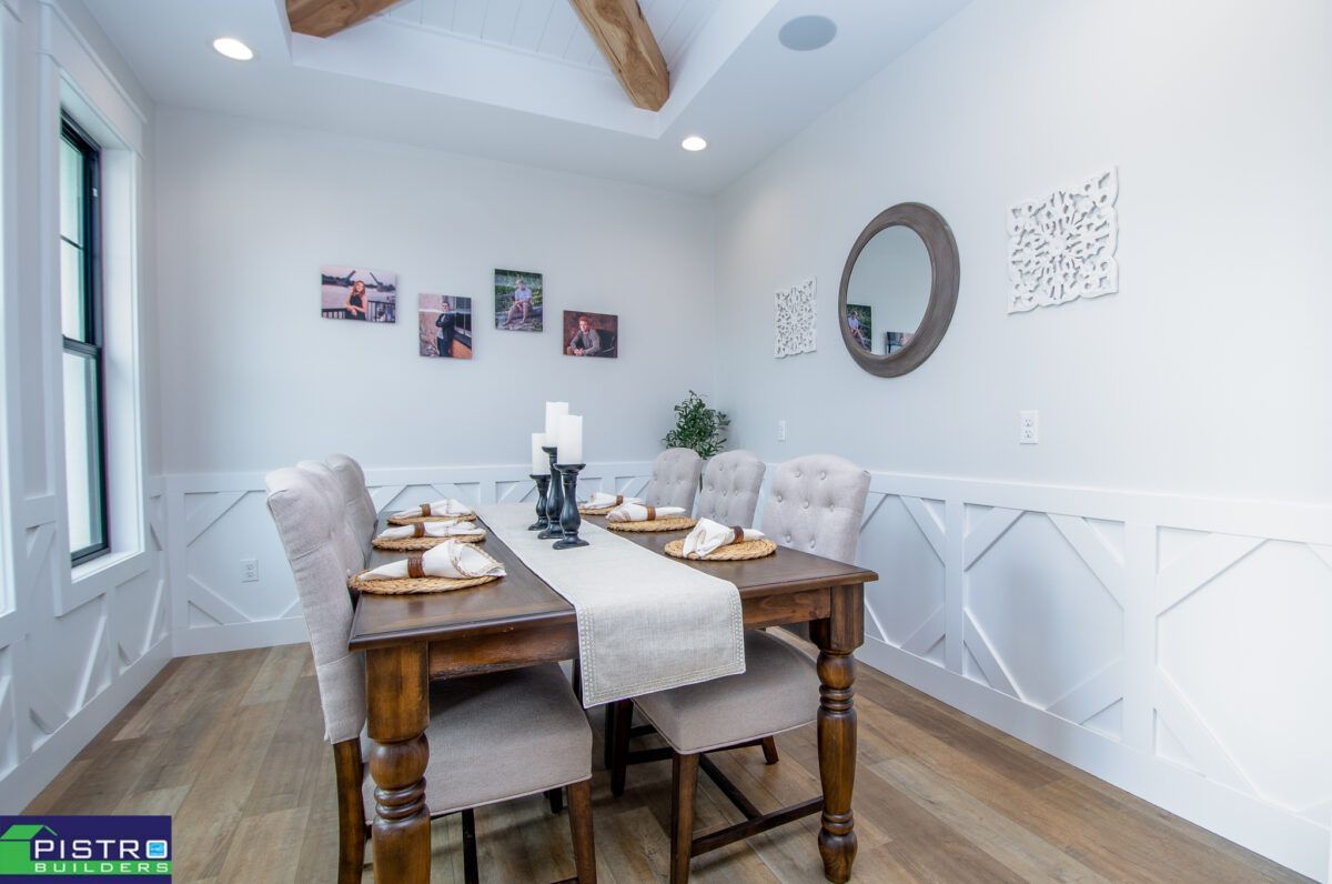 Dining table and chairs