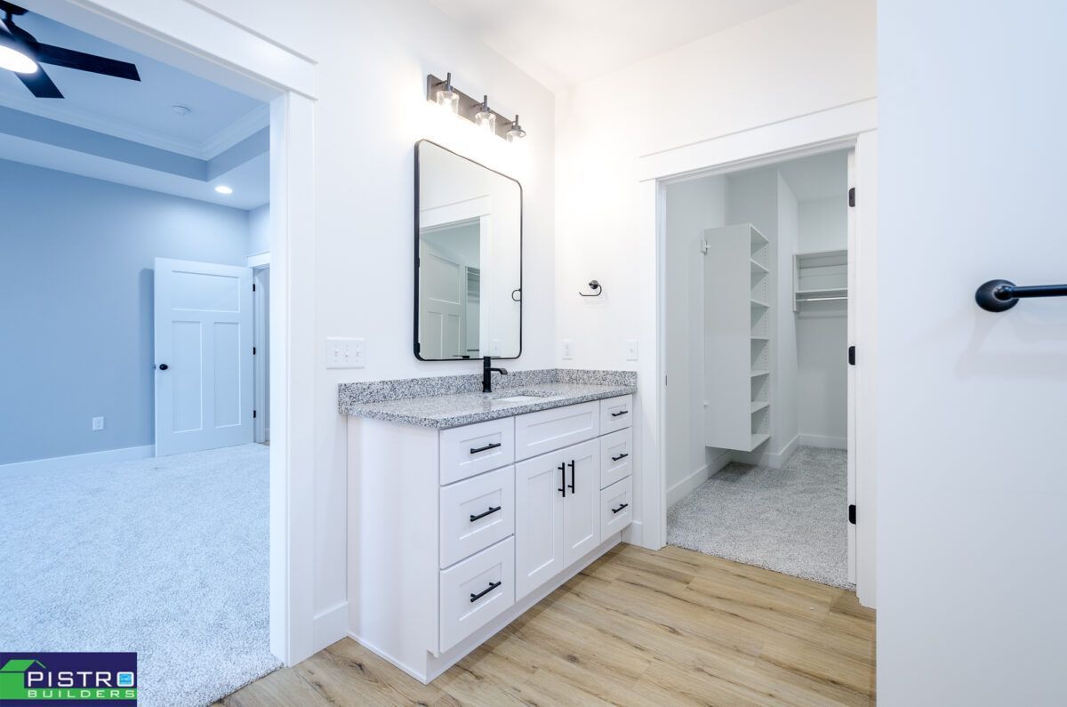 Bathroom sink and cabinet