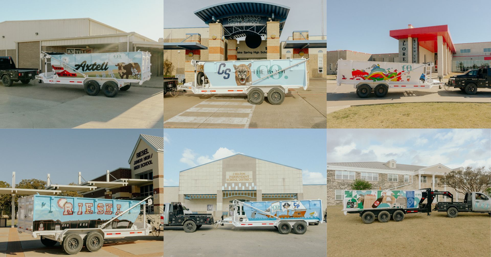 A table with a banner promoting a mentorship and entrepreneurship program,