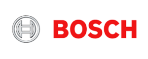 The red Bosch logo featuring the brand name next to a circular gear icon.