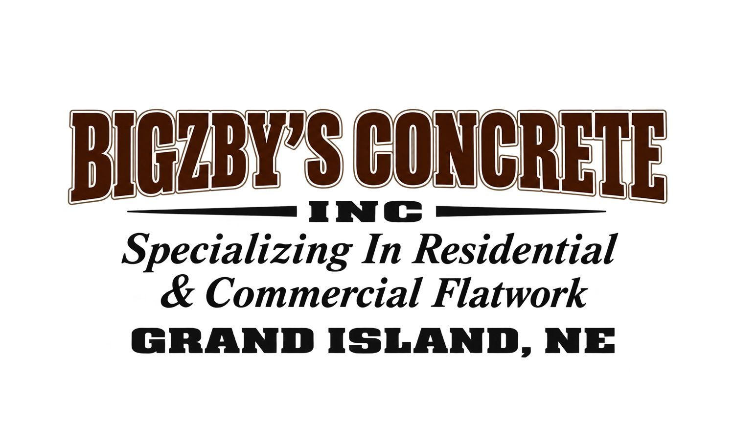 Bigzby's Concrete Inc.