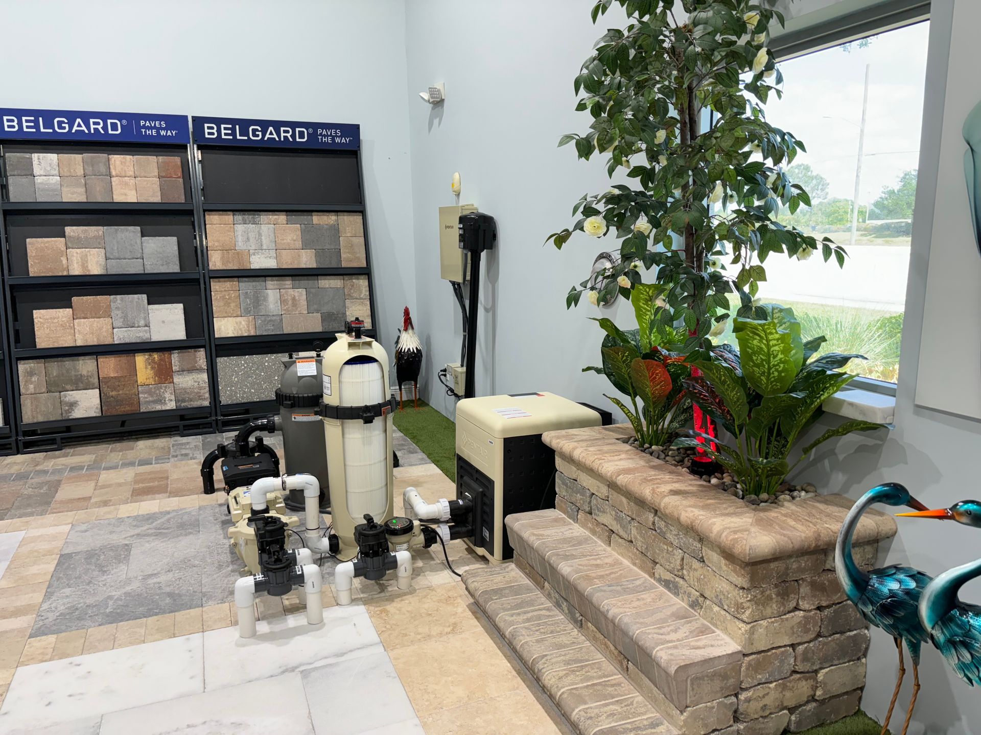 Showroom LELIS BRICK & POOLS West Palm Beach, FL
