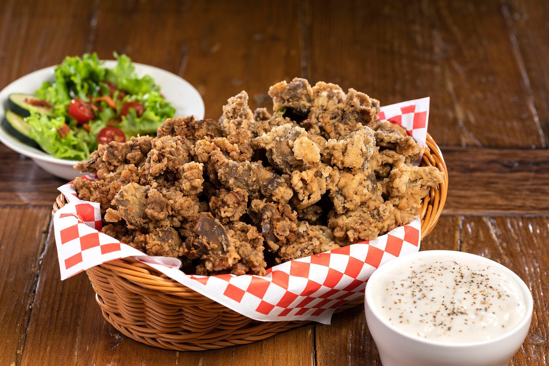 fried liver and gizzard