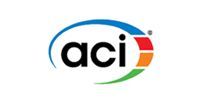 ACI logo: Black letters