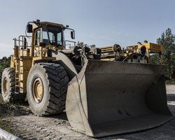 Heavy equipment bulldozer