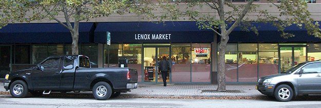 Retail store awning