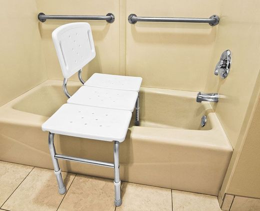 Bathroom safety shower chair