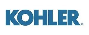 Kohler logo in blue text on white background.