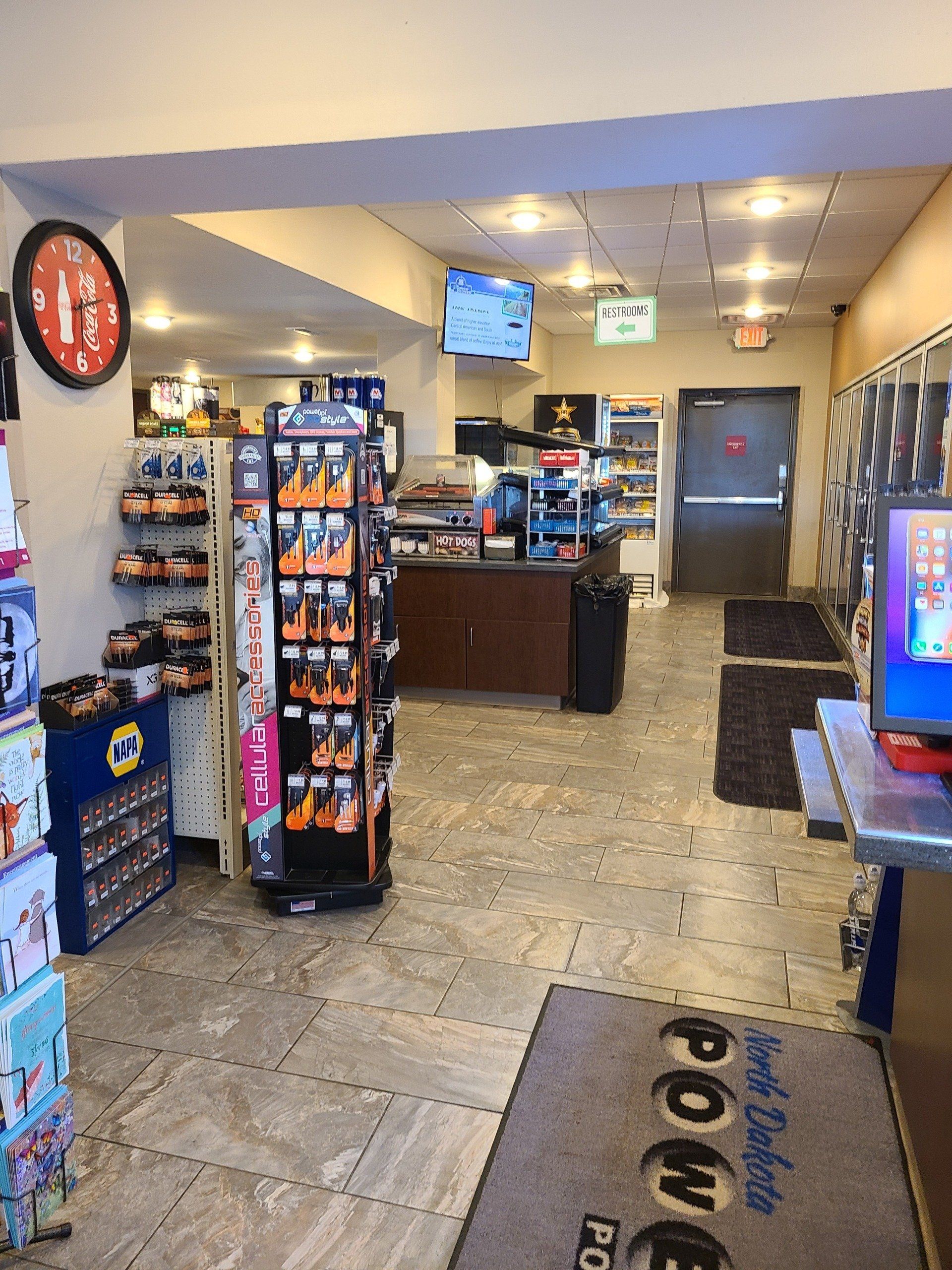 interior of convenience store
