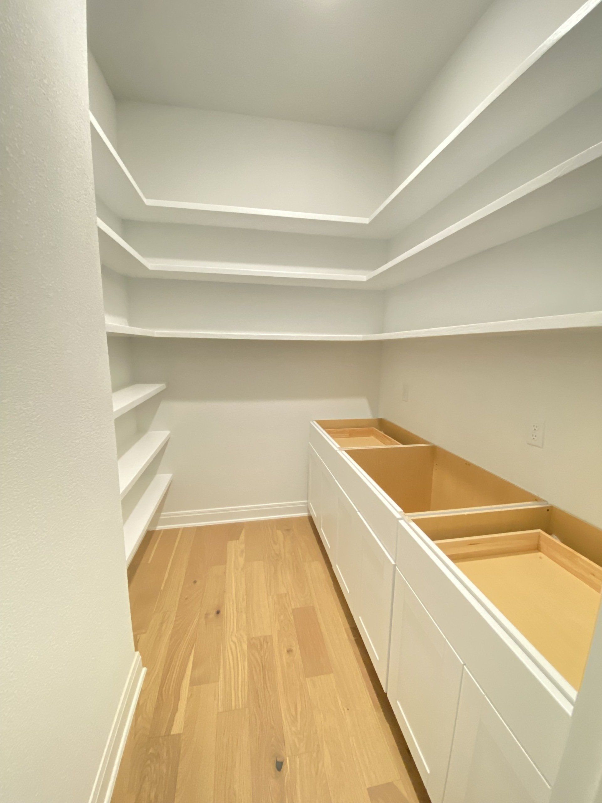 Walk in closet after