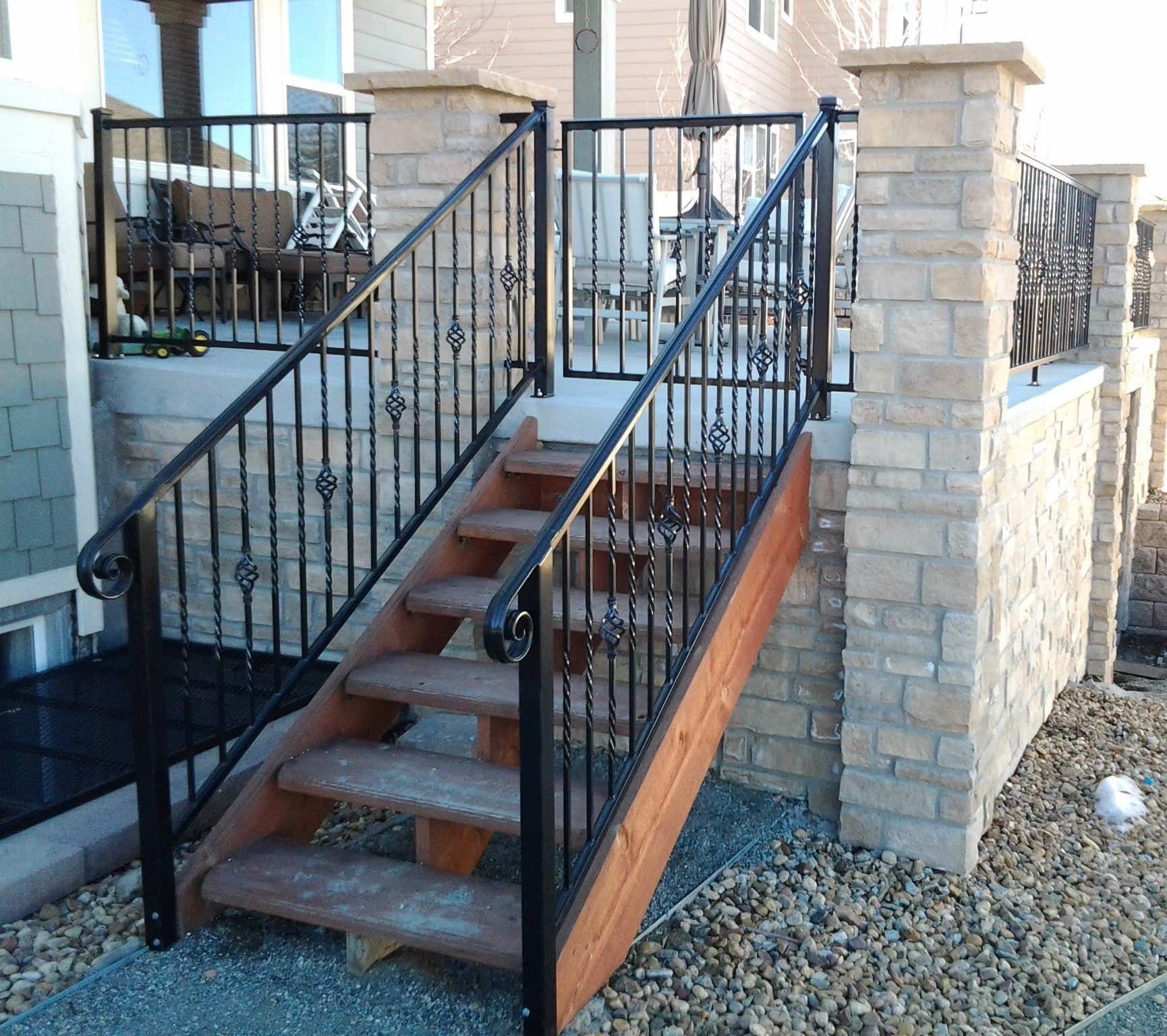Exterior Iron Railings