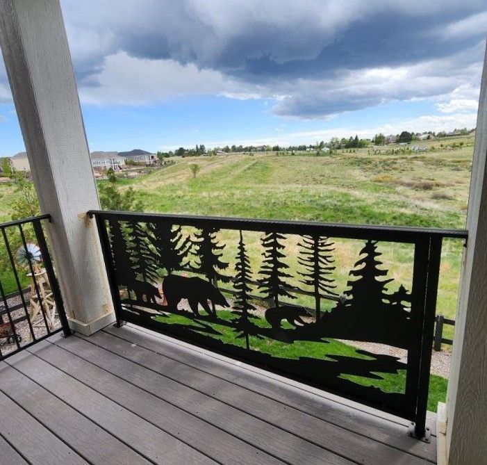 Exterior Iron Railings
