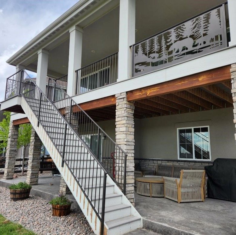 Exterior Iron Railings