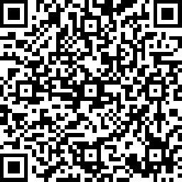 A black and white qr code on a white background