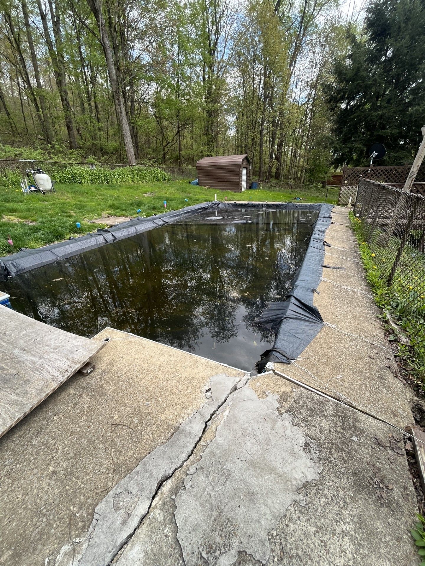 Before sidewalk leveling