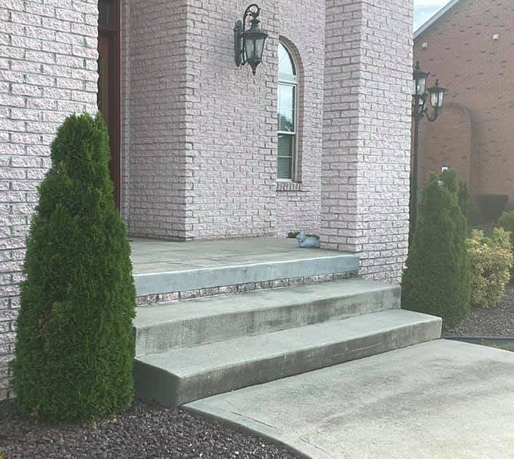 Concrete step repair