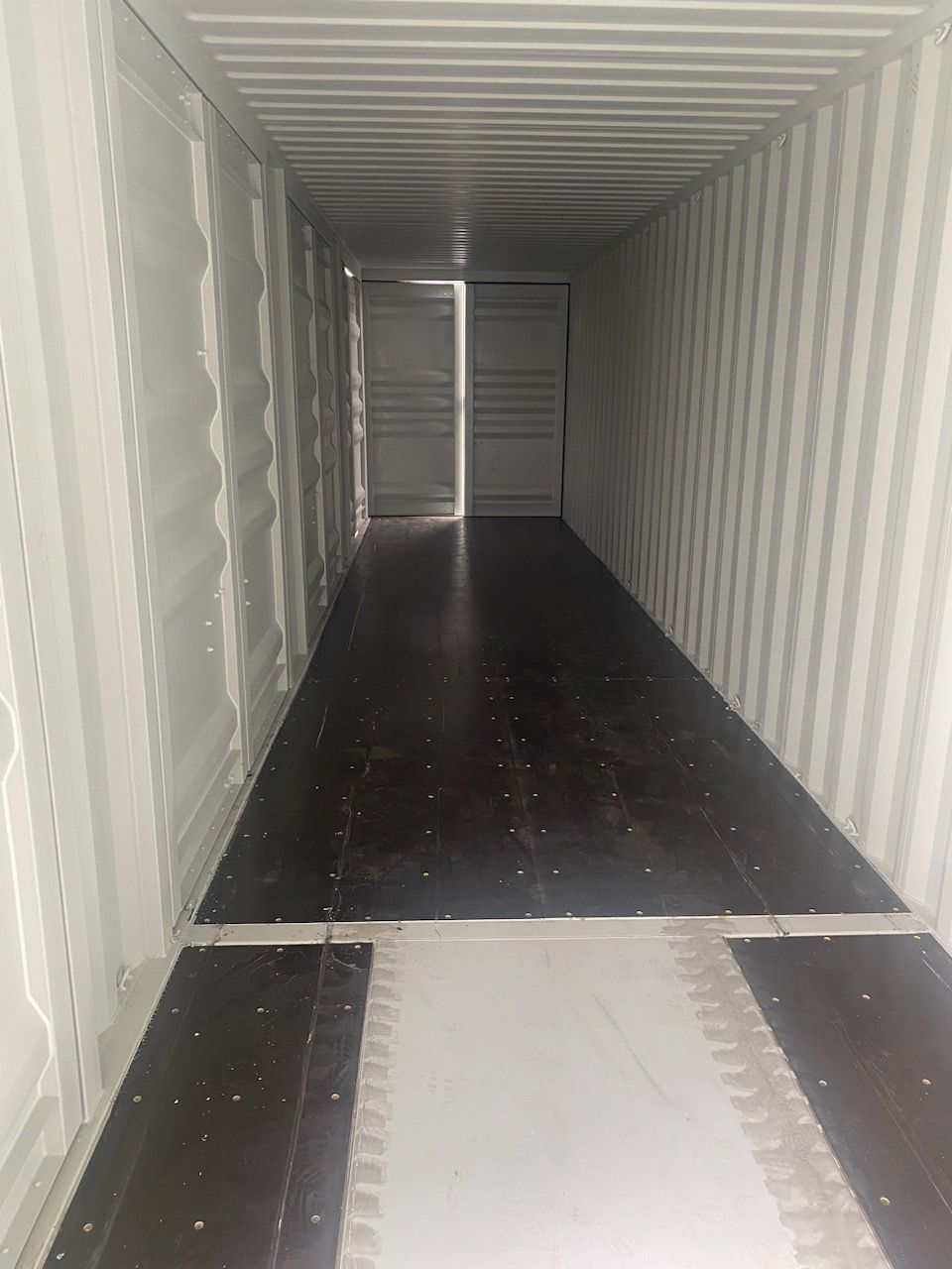 Inside Shipping Container