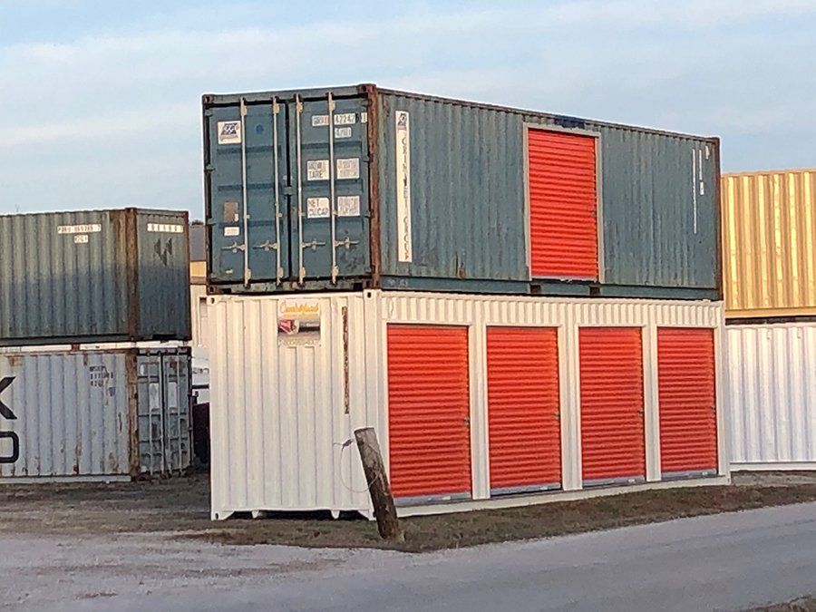 Secured shipping container