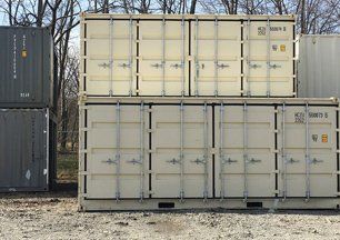 Secured shipping container