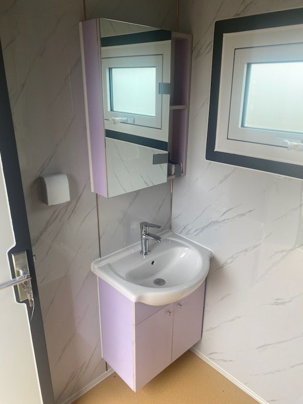shipping container bathroom