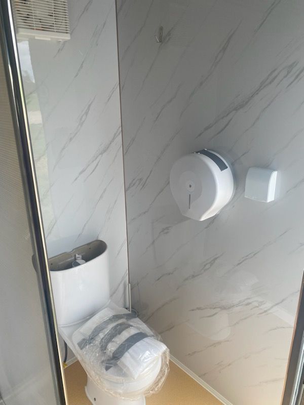 shipping container bathroom