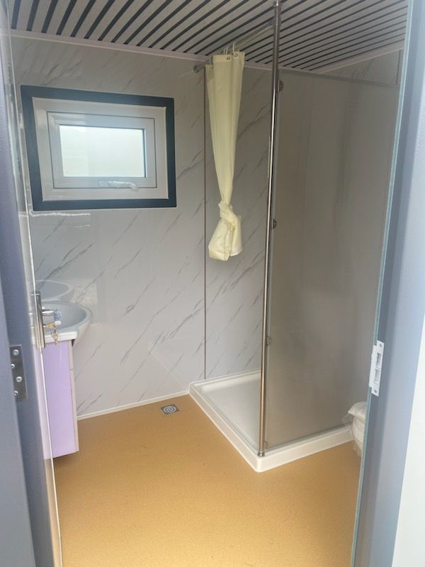 shipping container bathroom