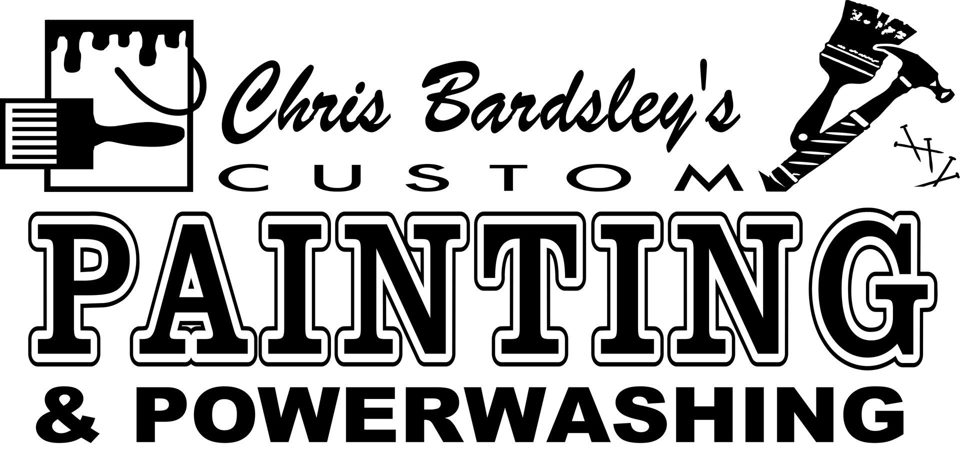 Chris Bardsley's Custom Painting Logo
