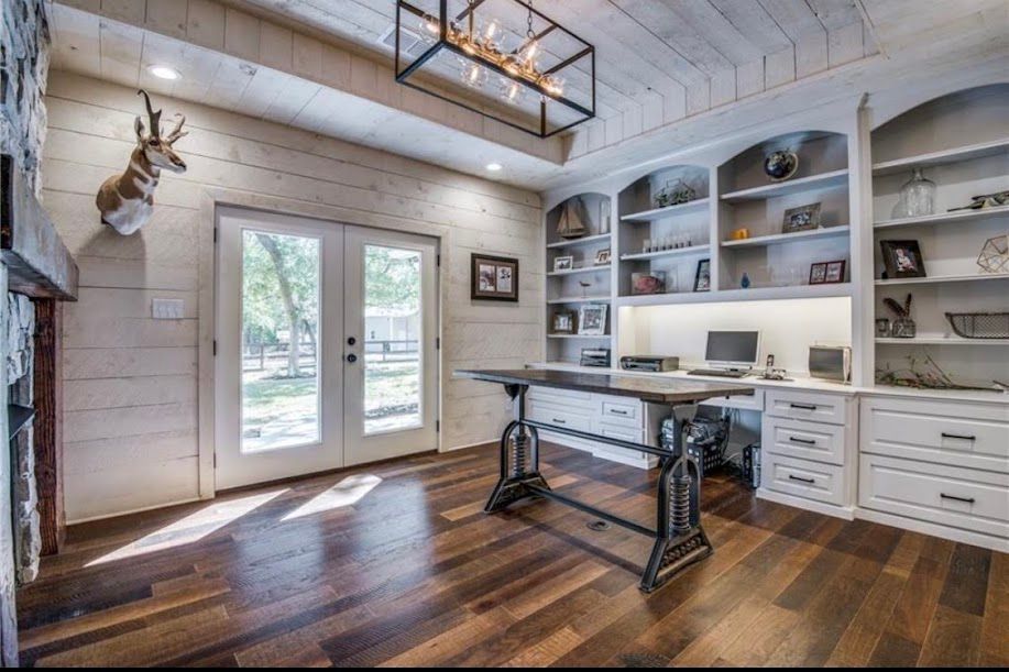 Rustic office addition