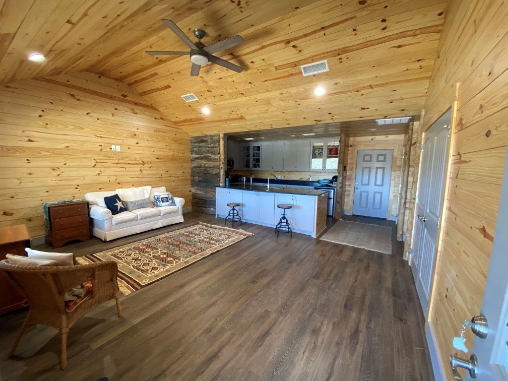 Cabin-style interiors