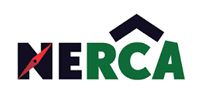 NERC A logo in navy and green with a dark roof-like chevron above the letters